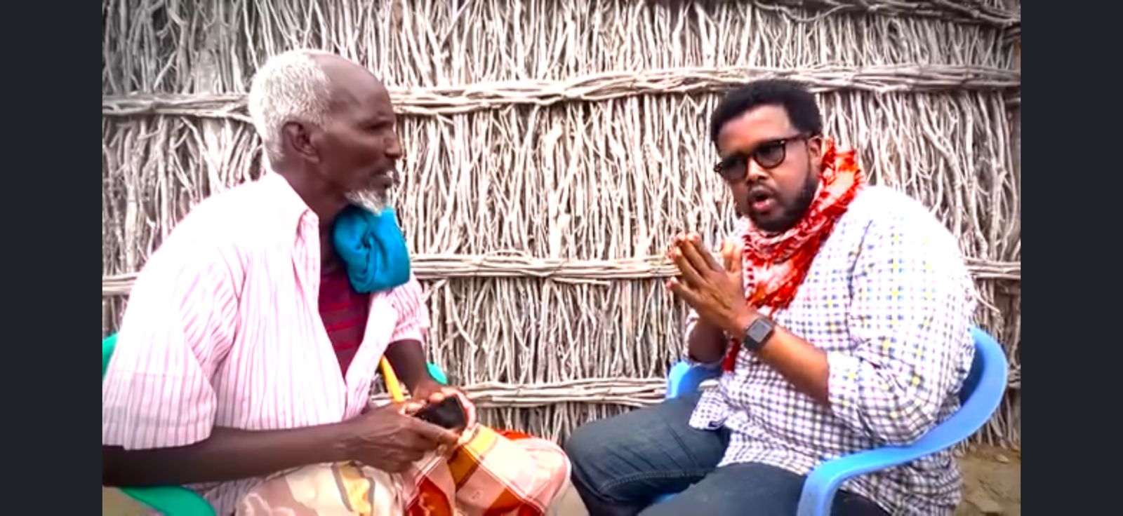 Interviewing a local source